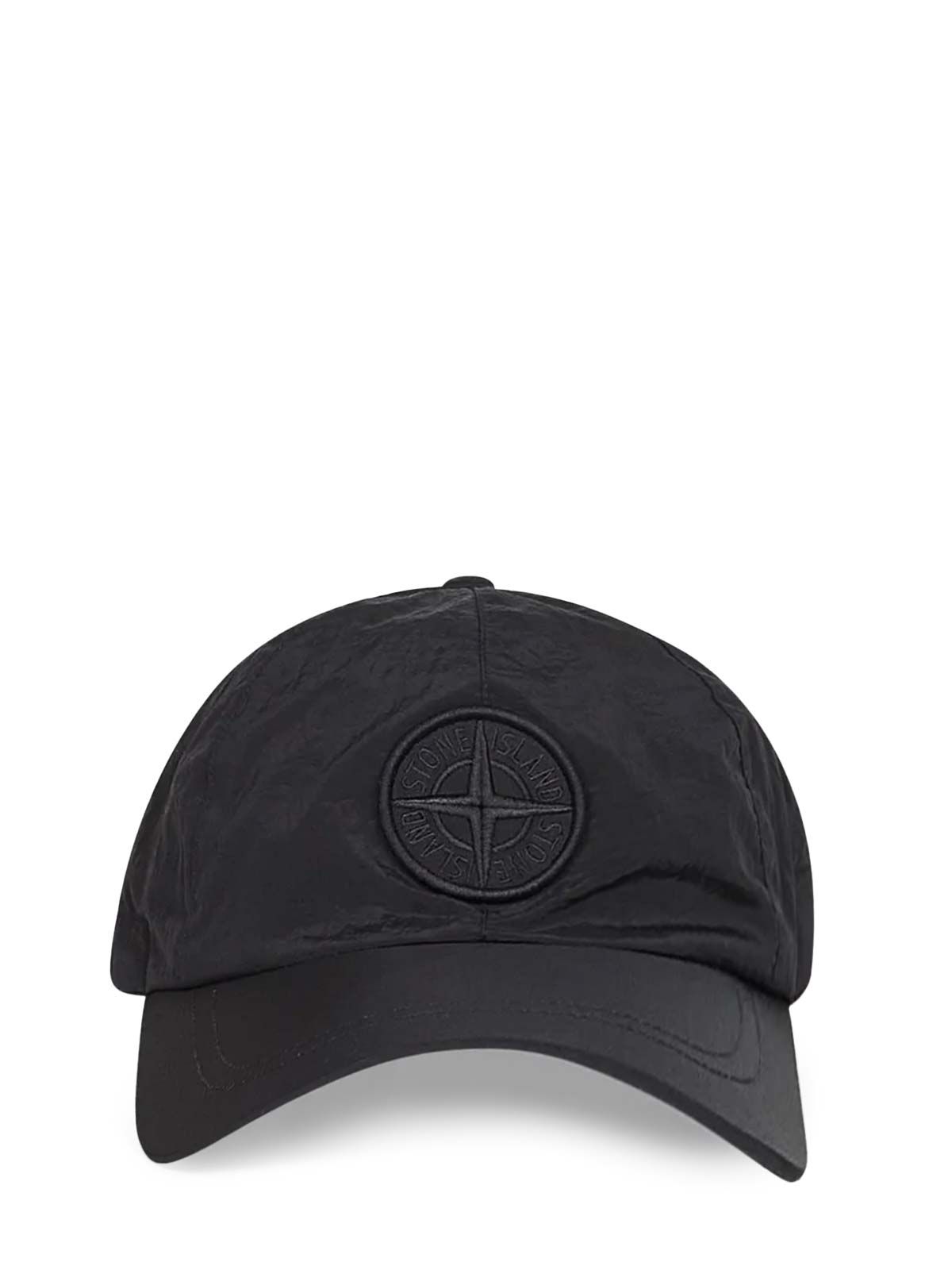 black Stone Island nylon hat | Quaranta Boutique Stone island
